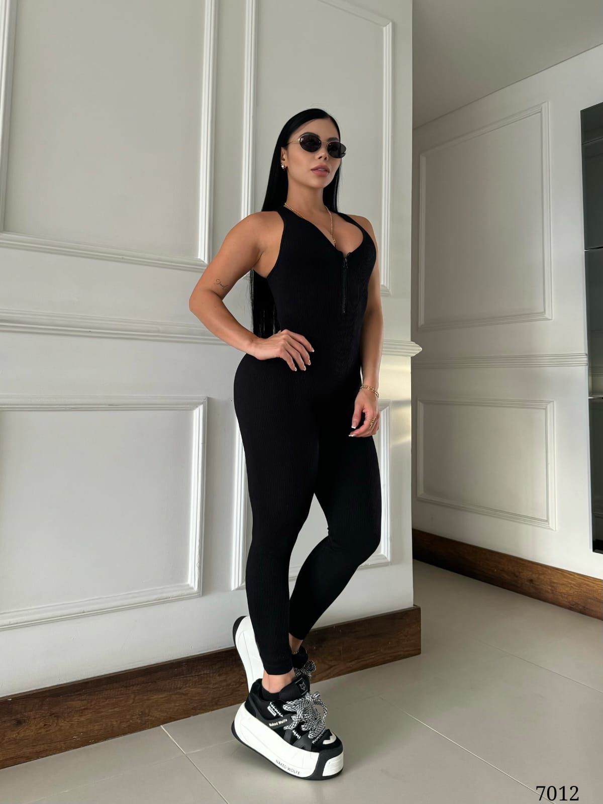 Enterizo tipo camisilla americano