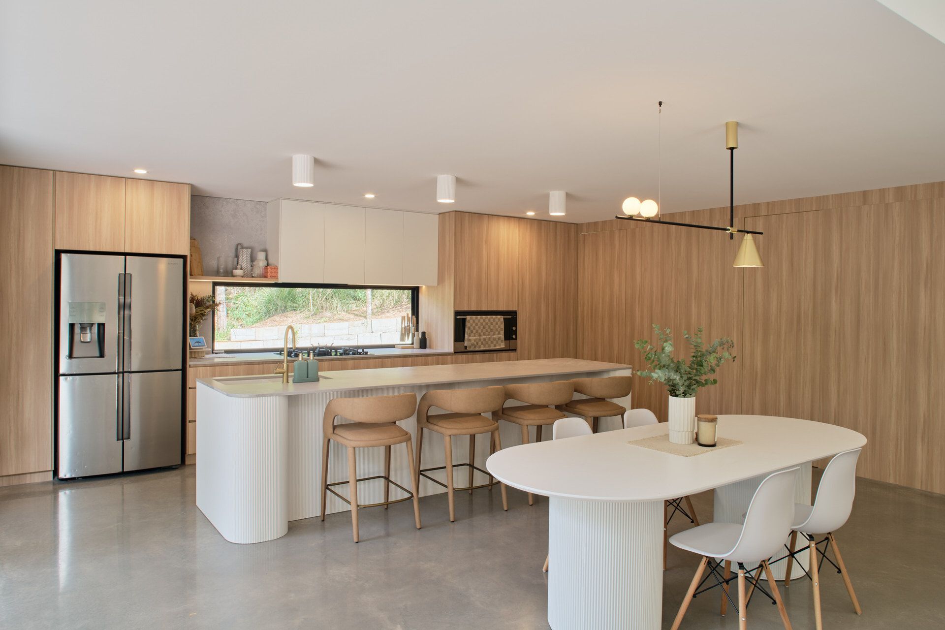 A Modern, Open-concept Kitchen and Dining Area — Foreshore Kitchens in Caloundra, QLD