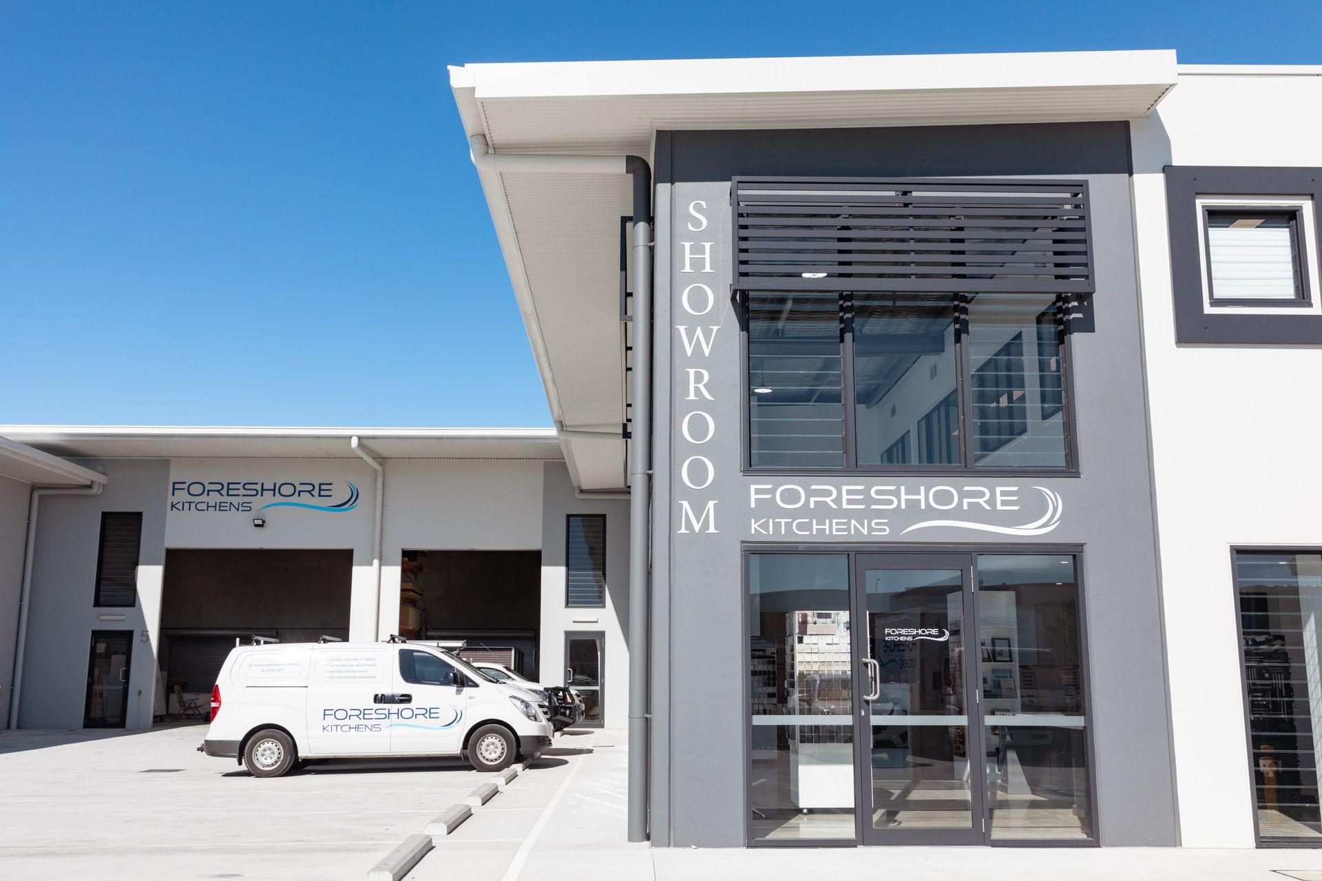 Two-story Foreshore Kitchens Showroom — Foreshore Kitchens in Coolum, QLD