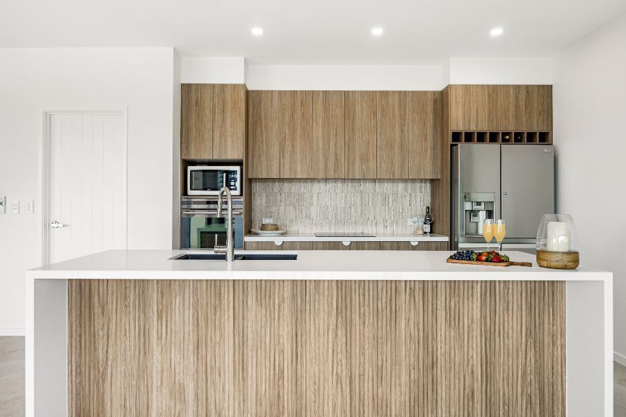 Modern Bathroom With a Bathtub — Foreshore Kitchens in Coolum Beach, QLD