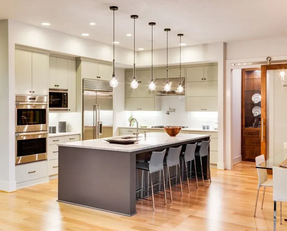 Modern Kitchen With Island — Foreshore Kitchens in Coolum Beach, QLD