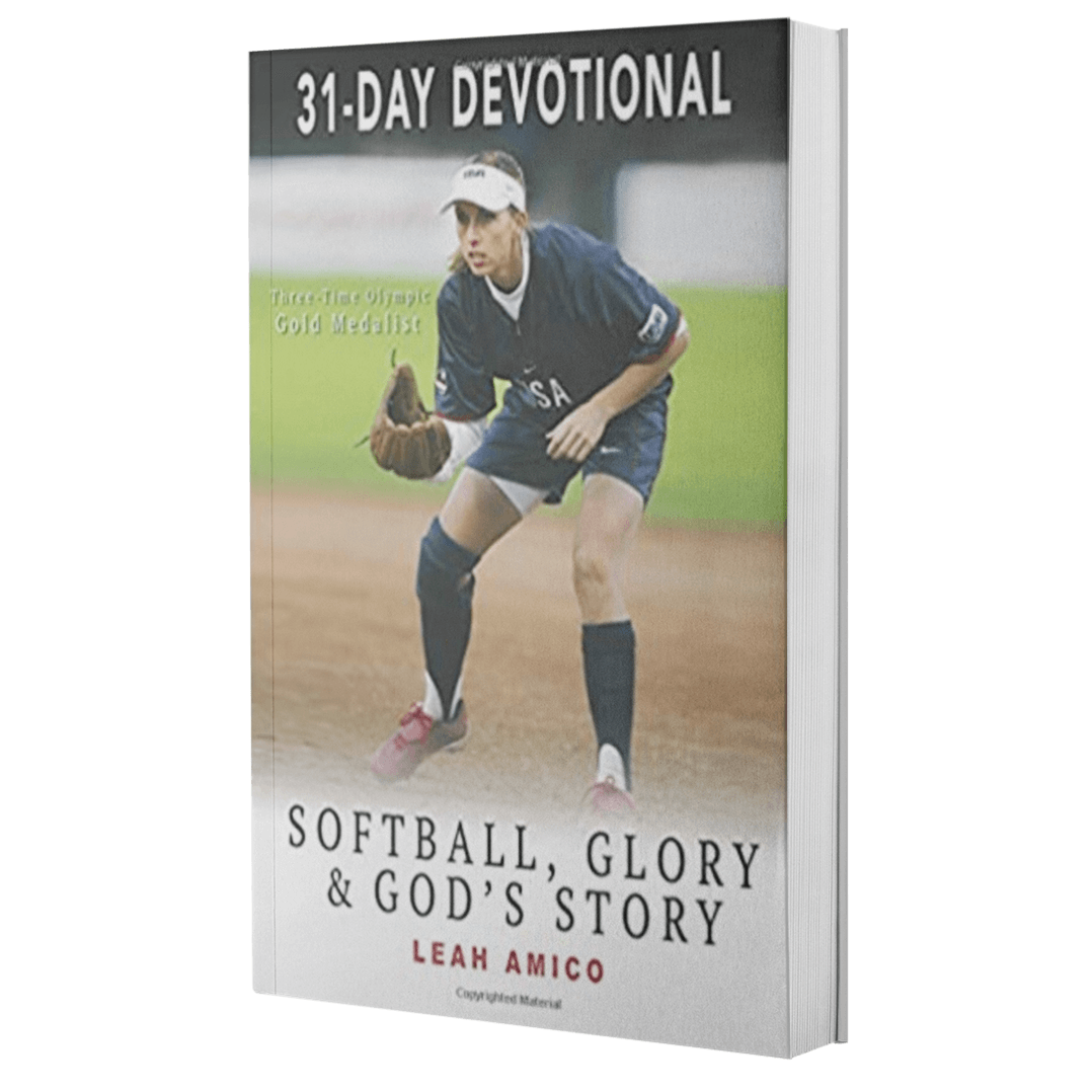 31-Day Devotional Softball, Glory & God's Story - Leah Amico's Book Cover