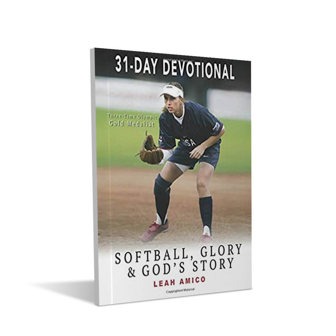 31-Day Devotional Softball, Glory & God's Story - Leah Amico's Book Cover