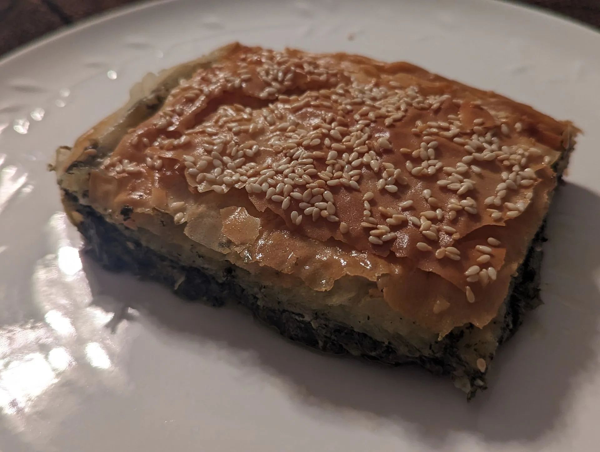 Spanakopita - Horiatiki style