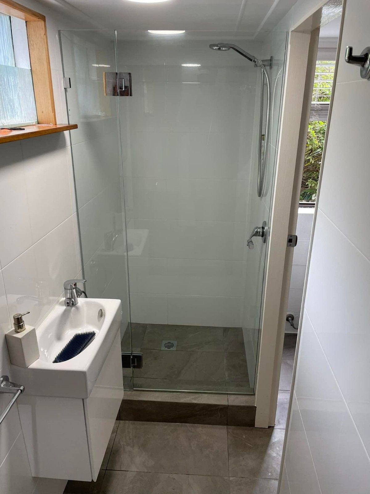 A Modern Bathroom with Shower — Envy Glass in Nambucca Heads, NSW