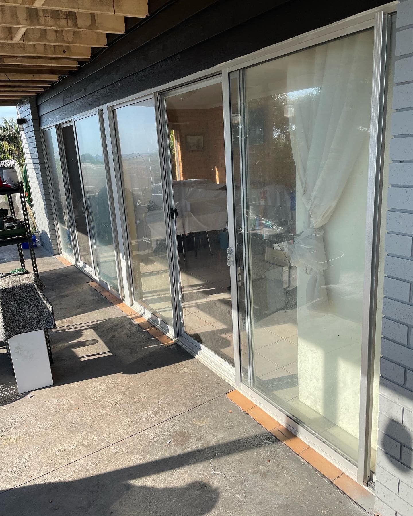 A Sliding Glass Doors on A Patio — Envy Glass in Bellingen, NSW