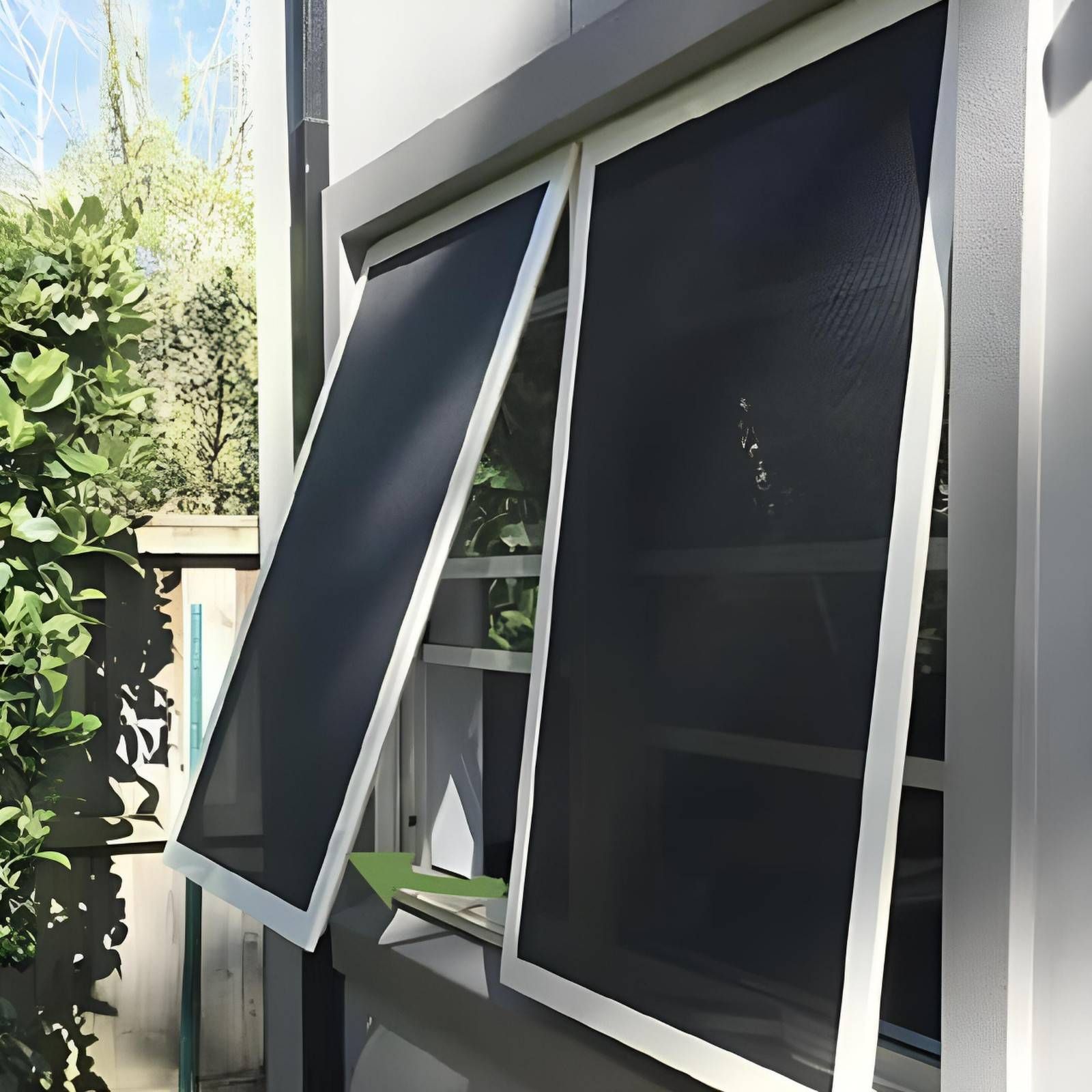 A Windows with Black Screens — Envy Glass in Nambucca Heads, NSW