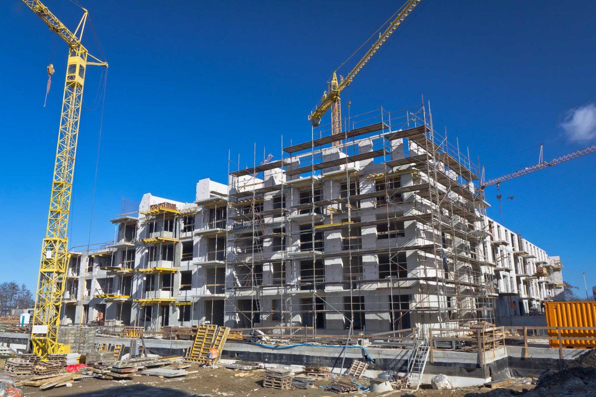 building under construction - click for information on our construction services