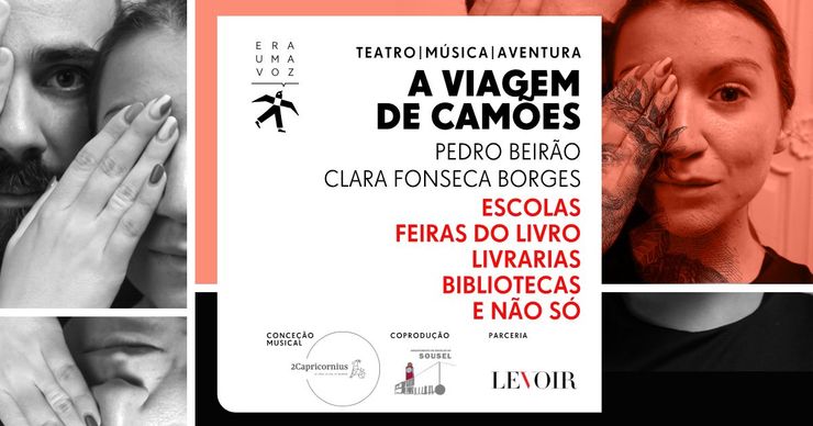 A viagem de Camões, teatro, escolas, feiras do livro, Casa Branca, Sousel, 