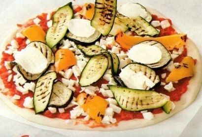 pizza con verdure