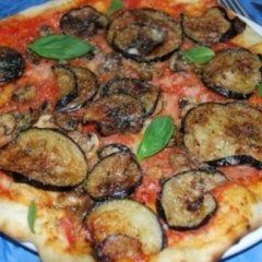 pizza con melanzane