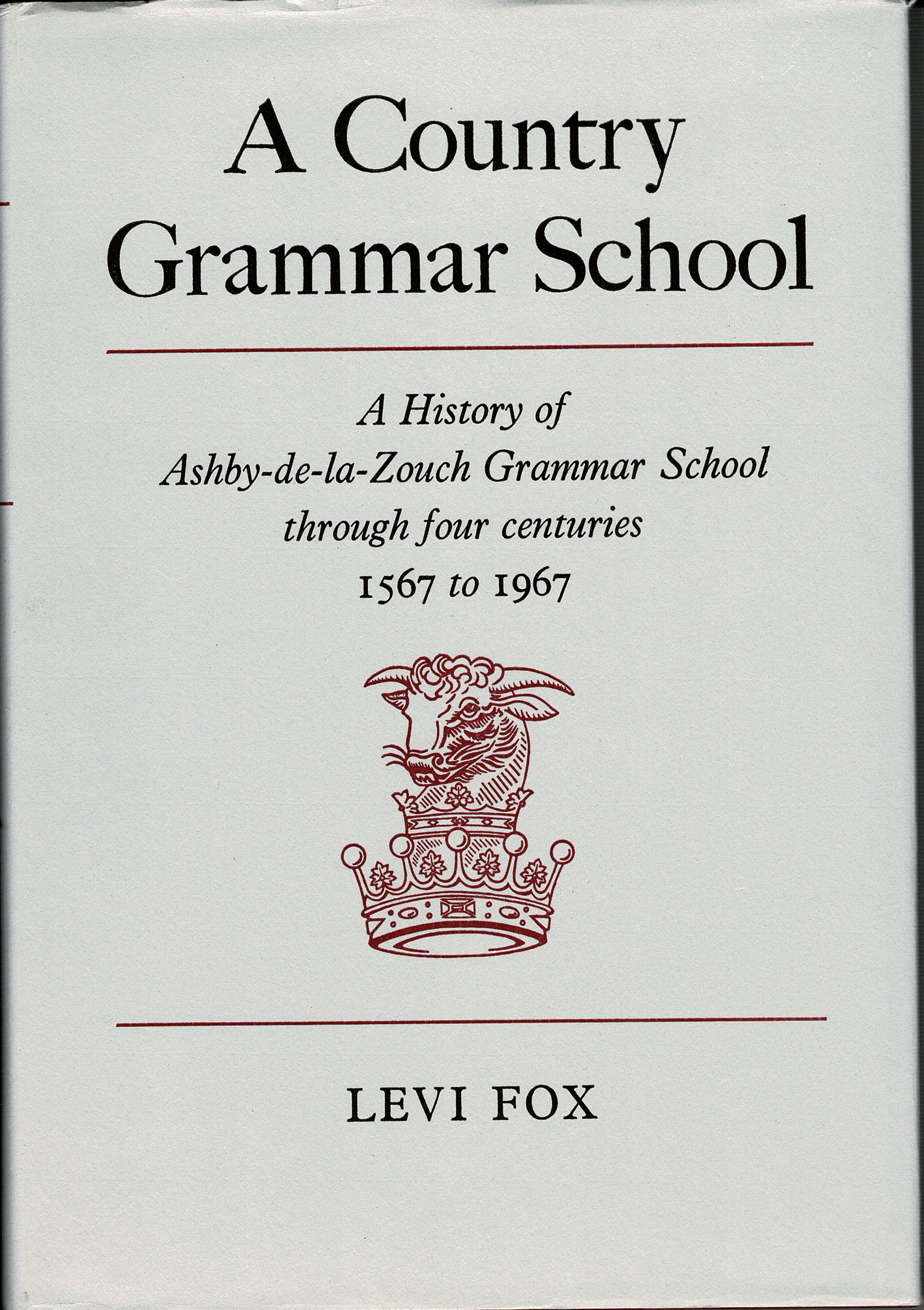 A book titled a country grammar school by levi fox