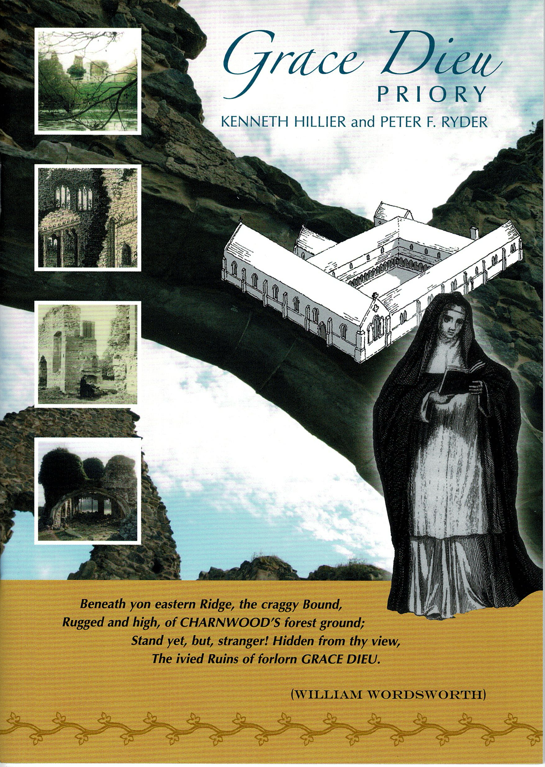 A book called grace dieu priory has a picture of a nun on the cover