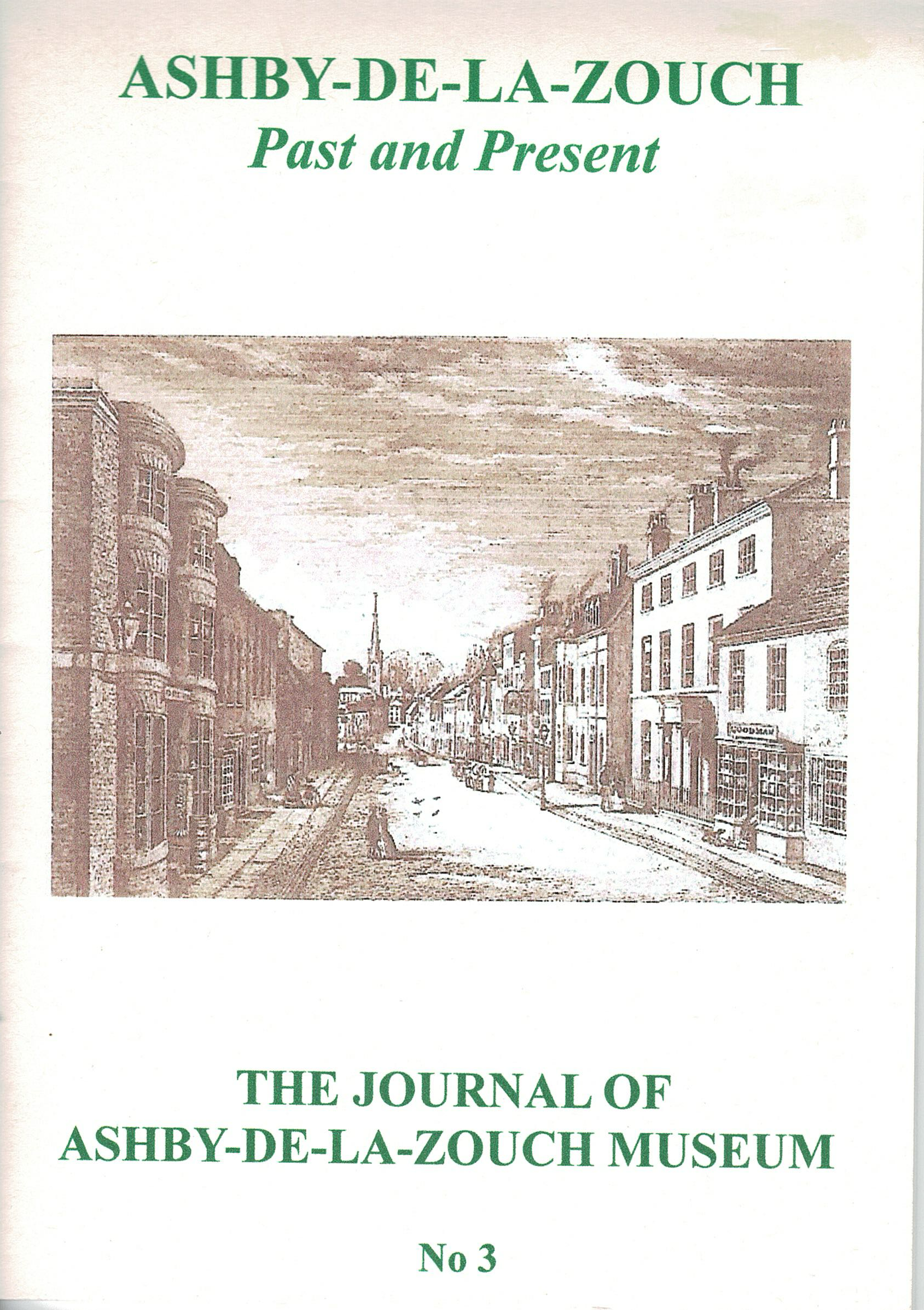 A book titled the journal of ashby-de-la-zouch museum