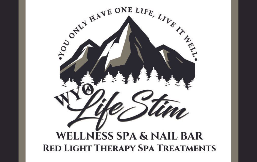 A logo for a wellness spa and nail bar