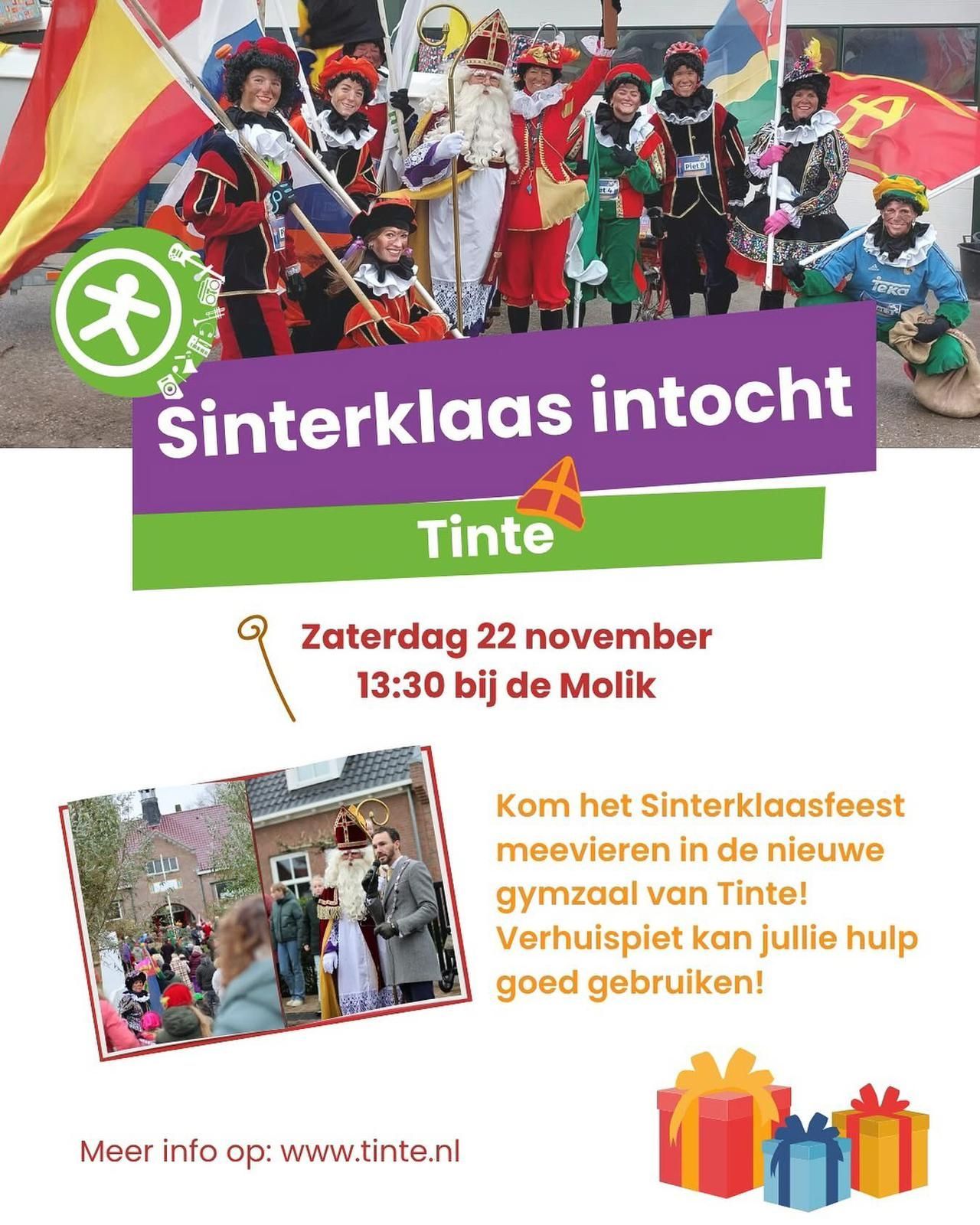 Opening Sportzaal Tintestein 8 november 10 uur wethouder Daan van Orselen