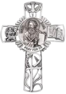 A gray icon of a church.