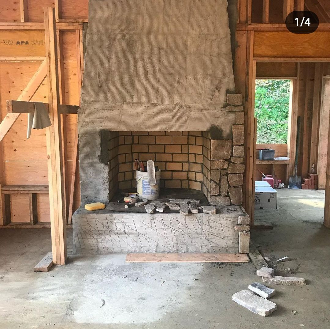 Frame Drywall Around Brick Fireplace — Dover, NJ — Carrillo Home Improvement LLC