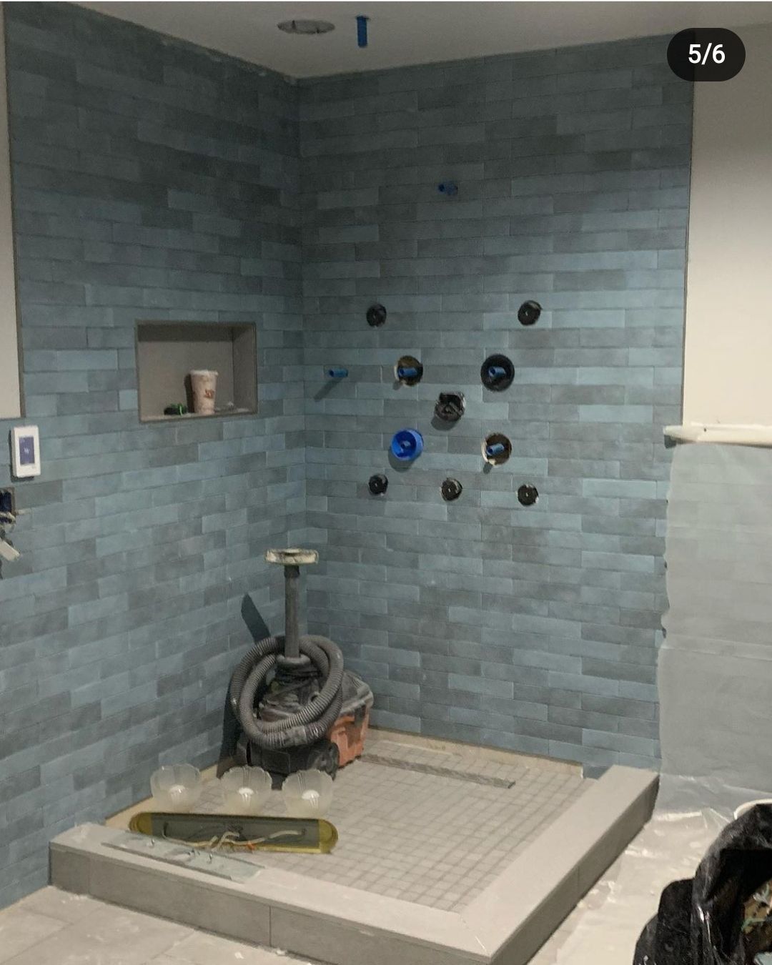 Gray Ceramic Wall Tiles — Dover, NJ — Carrillo Home Improvement LLC