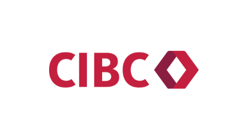 The cibc logo is red and white on a white background.