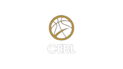 The logo for the cebl basketball league is a basketball in a circle.