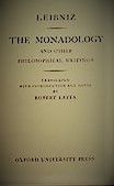 A close up of the front cover of a book titled the monology.