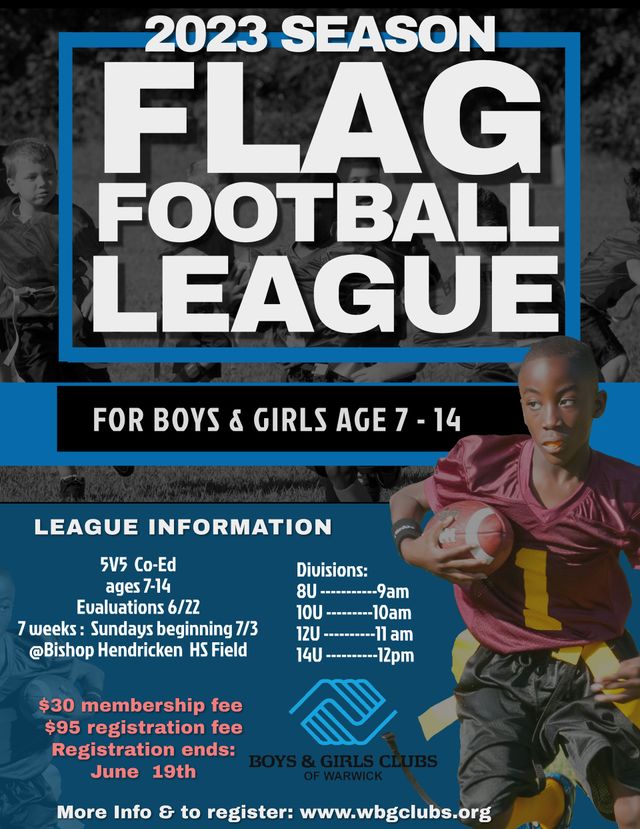 2023 Youth Flag Football: Co-Ed League Registration