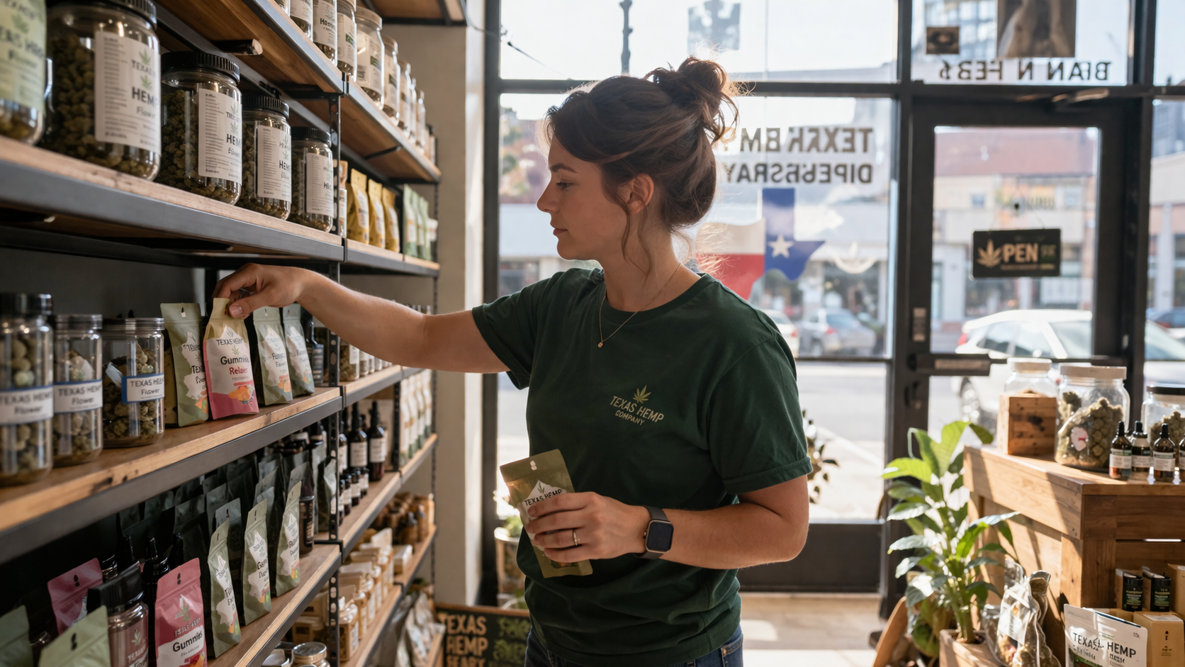 Texas hemp shop restocking shelves after a judge blocked the statewide smokable hemp ban