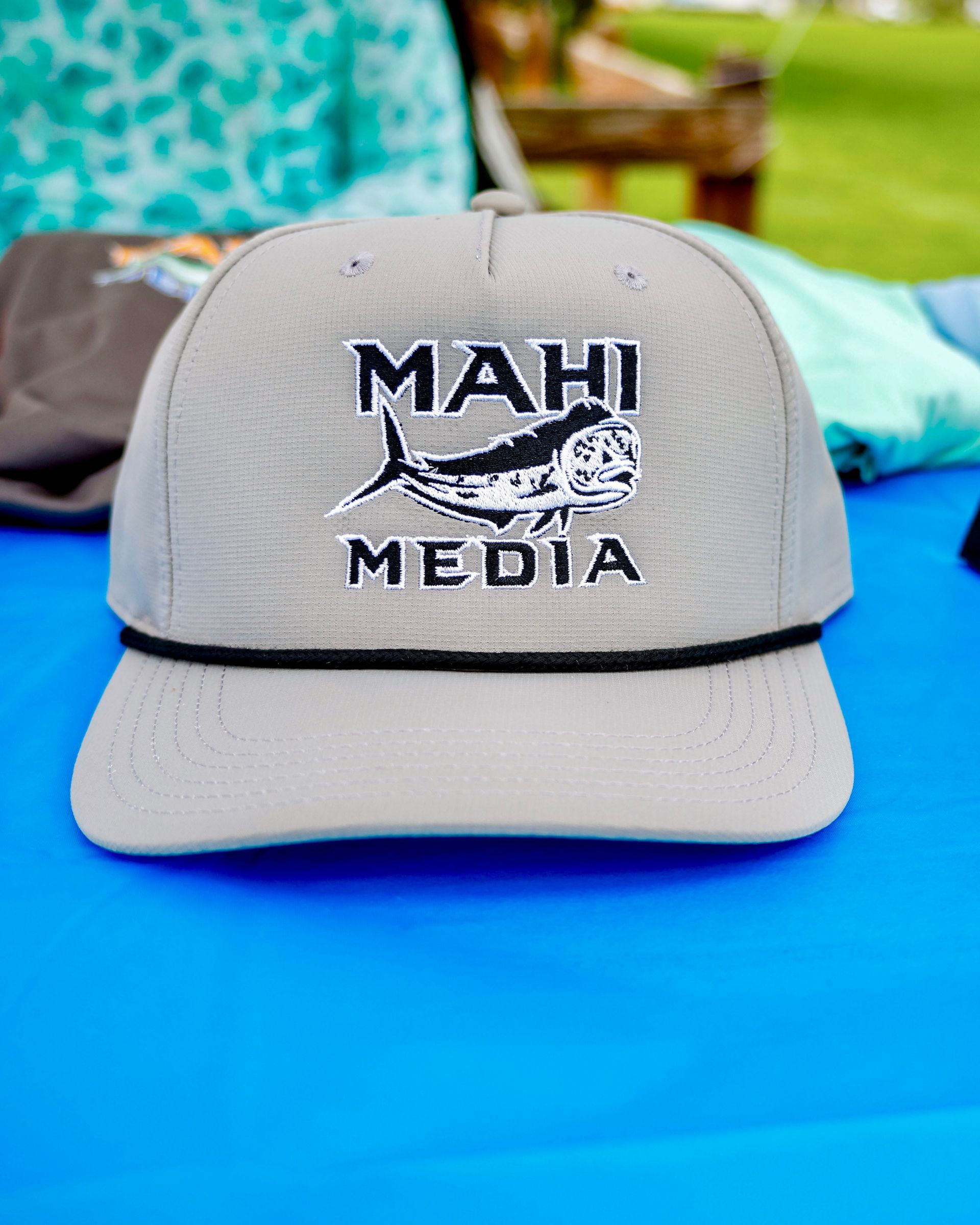 Grey Mahi Media Hat