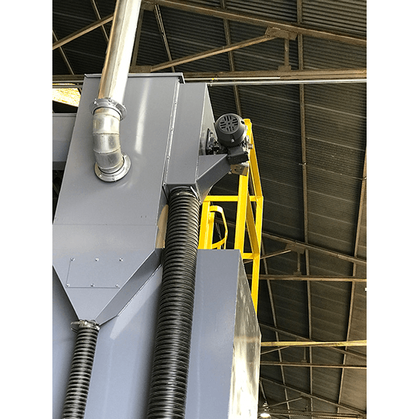 Energy Blast Room Bucket Elevator Exterior View — Houston, TX — T-Tex Industries LLC GP