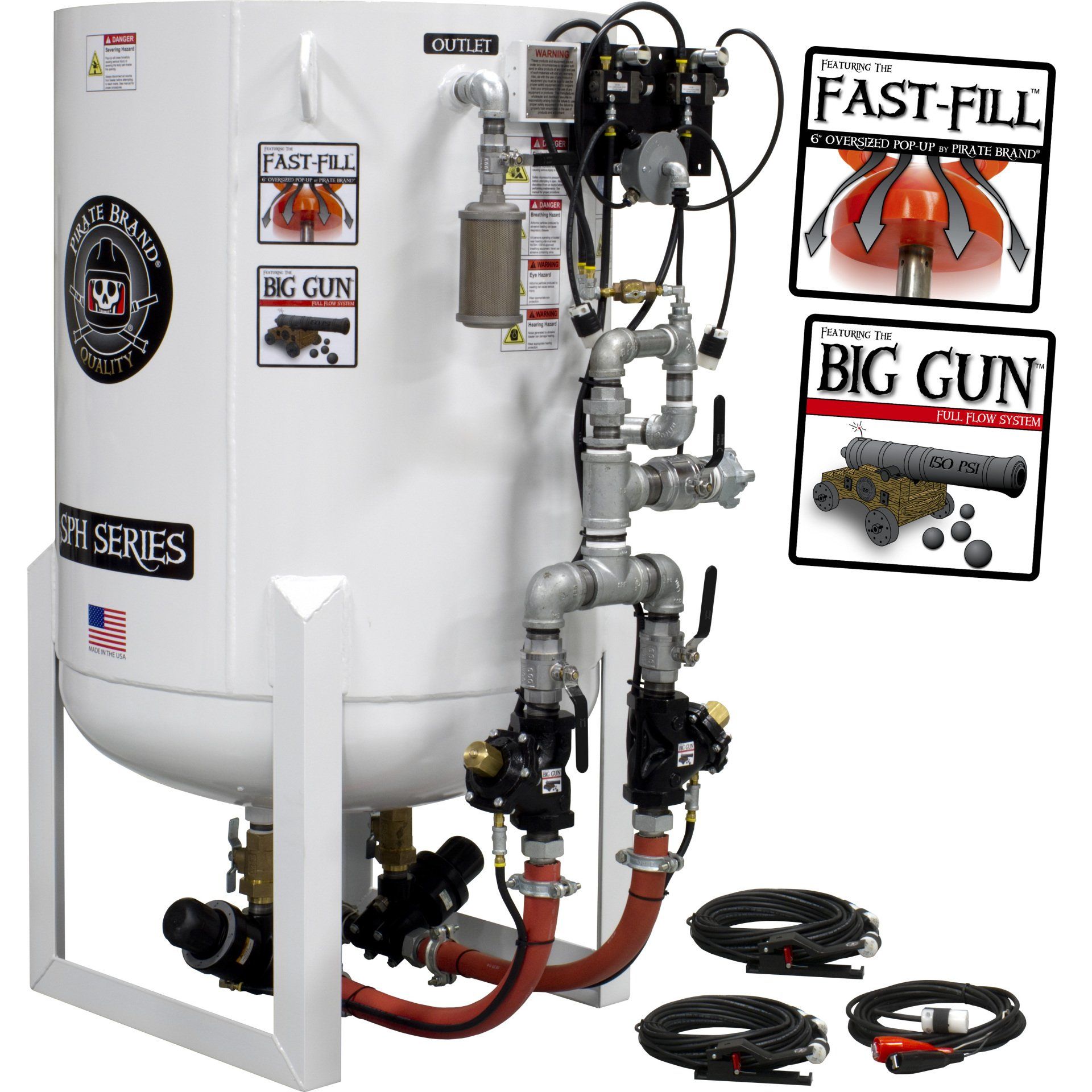 20.5 S-Series Portable Blast Machine with Three Cables — Houston, TX — T-Tex Industries LLC GP