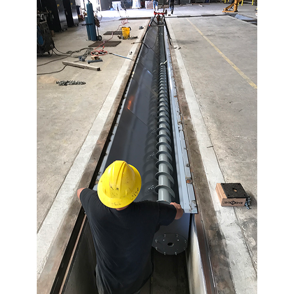 Energy Blast Room Auger Installation — Houston, TX — T-Tex Industries LLC GP