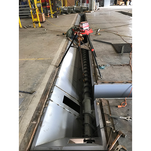 Near View Energy Blast Room Auger Installation — Houston, TX — T-Tex Industries LLC GP