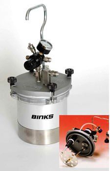 Binks 2 Quart Pressure Cup Model 80-601 — Houston, TX — T-Tex Industries LLC GP