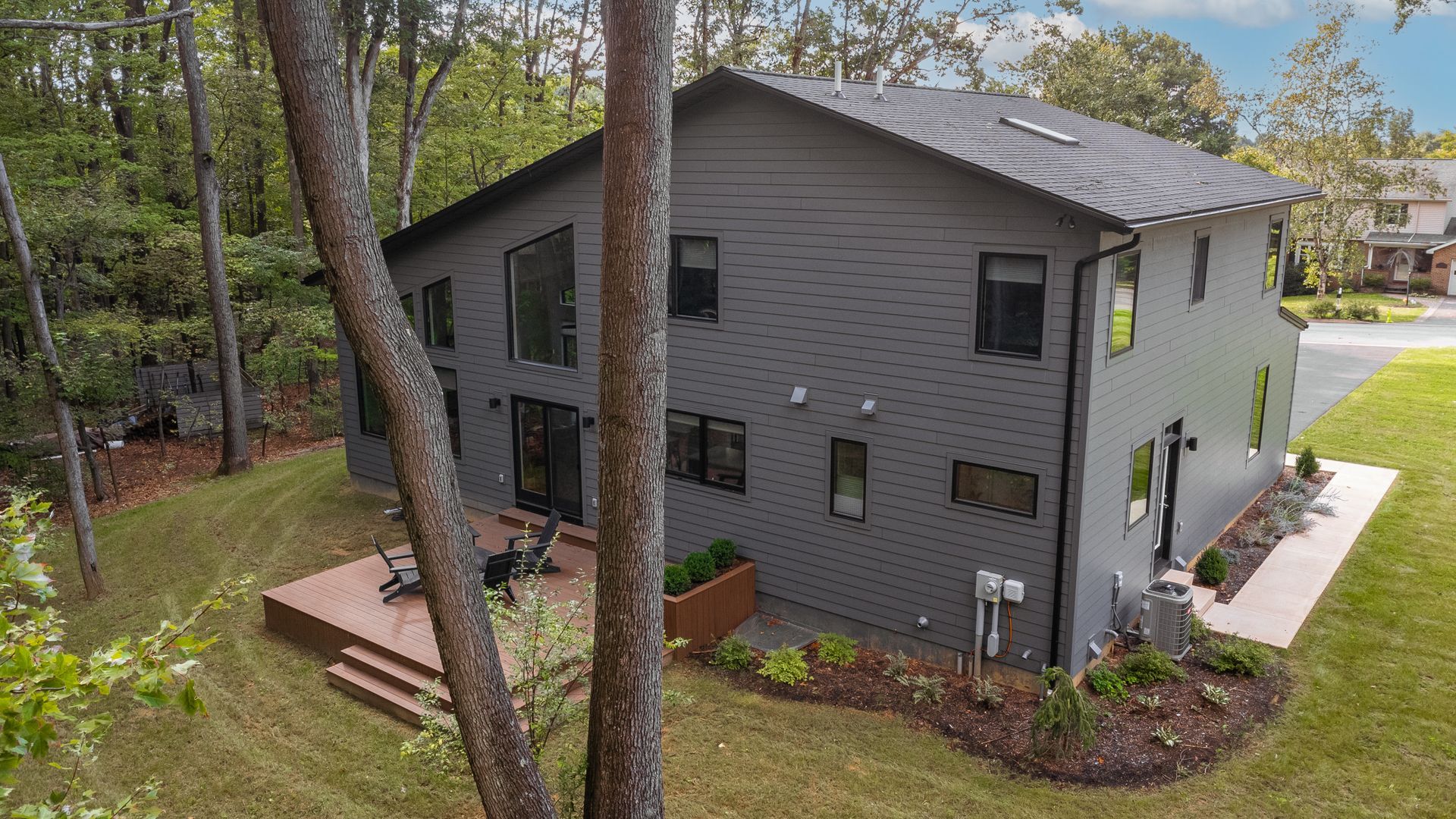 Custom modern design home in State College, PA. Custom home builder