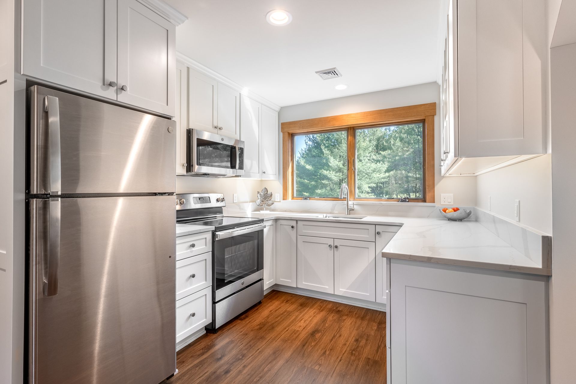 Custom home builder home renovations in State College, PA. Farm house style kitchen