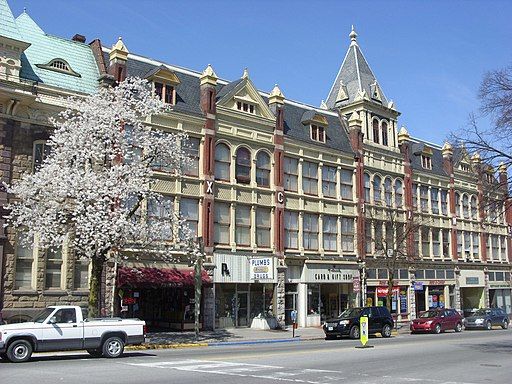 Buildings in Victorian Bellefonte, PA