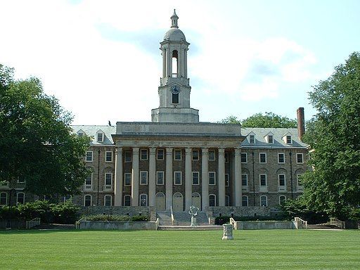 Old Main building at Penn State University, State College PA