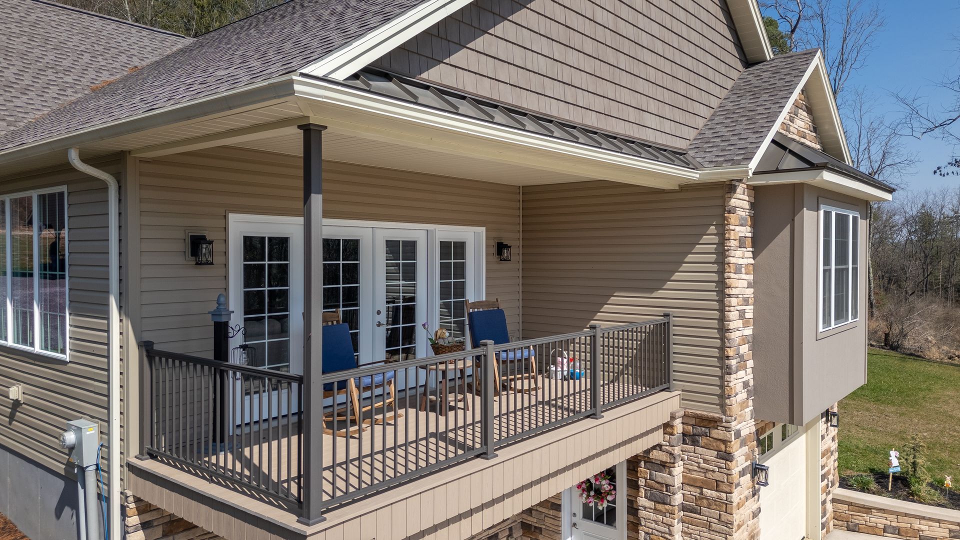Custom home with covered deck State College, PA
