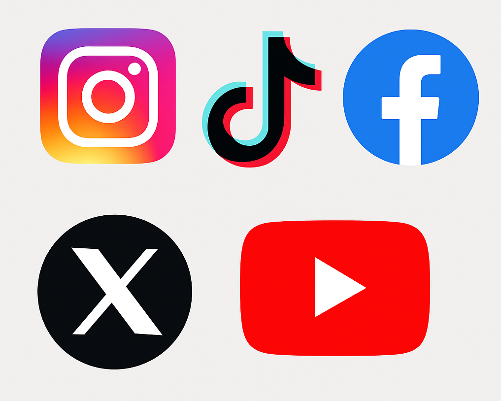 A hand is holding a magnifying glass that says `` online marketing ''.