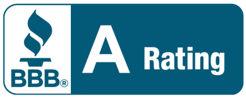 BBB logo with an A rating.