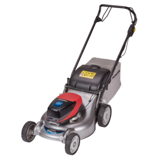 HRG466 Mower Battery Self Propelled Mower — Terrace Mowers in Raymond Terrace, NSW