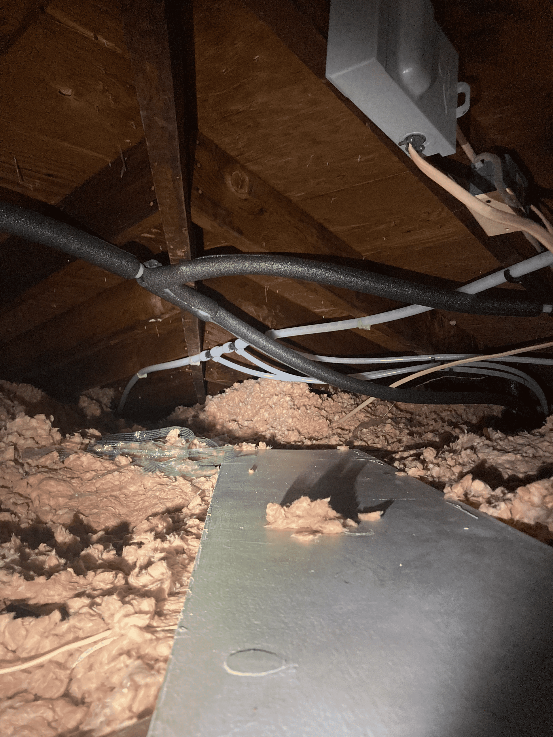Sprague Repipe Attic Hot and Cold Distribution - Safety Harbor, FL - Graywater Plumbing LLC
