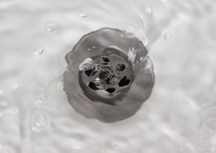 Close-up of a drain