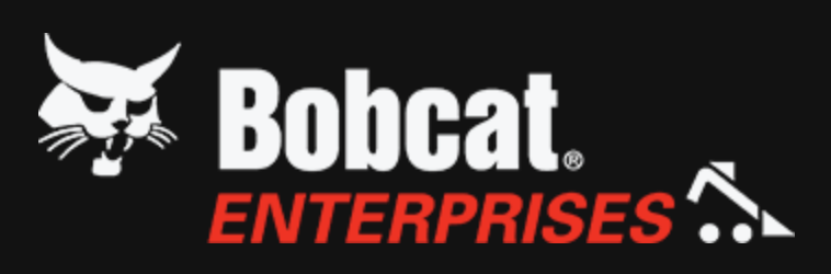 Bobcat enterprises logo on a black background