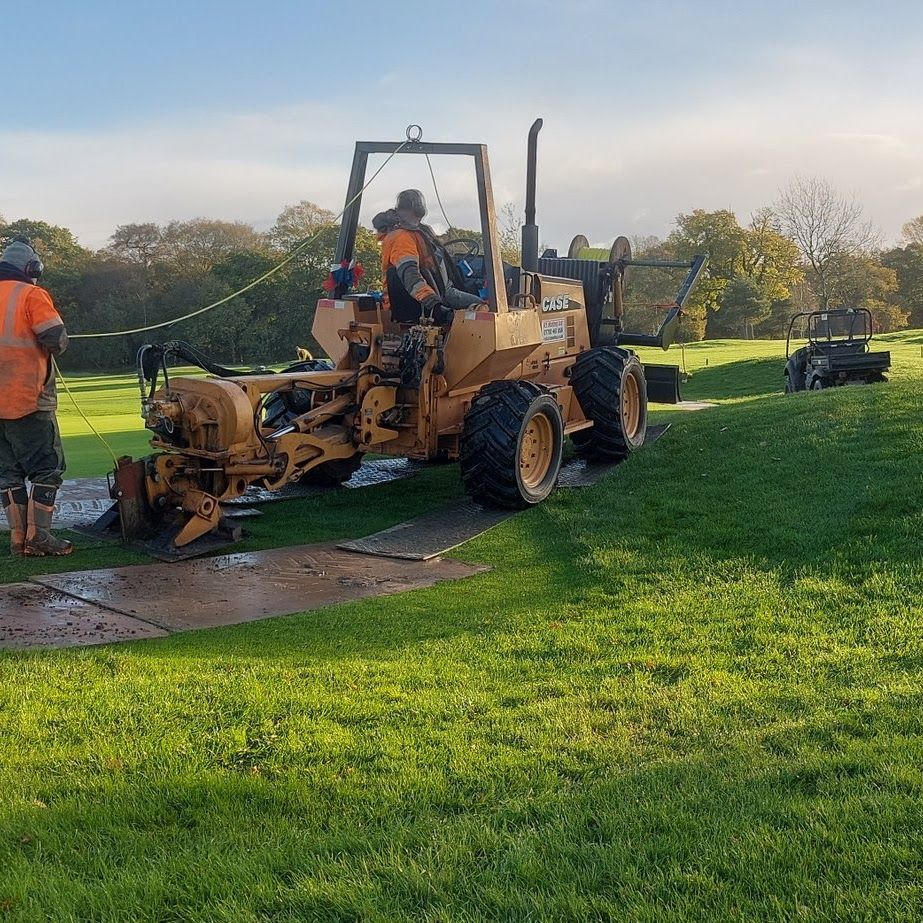 Irrigation Stockist and JK Irrigation Ltd on site work.