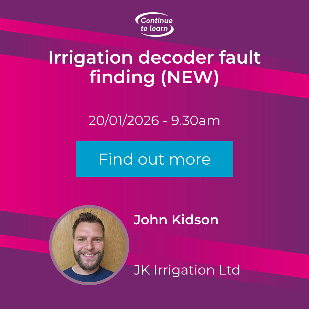Mastering Irrigation Decoder Fault Finding with John Kidson at BTME 2026