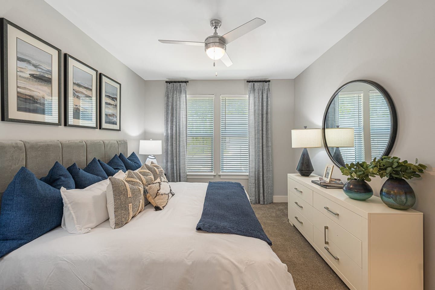 Bedroom at Populus Westside in Atlanta, GA.