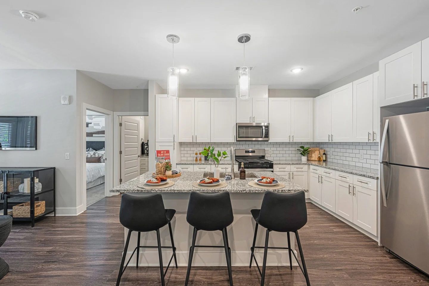 Kitchen at Populus Westside in Atlanta, GA.