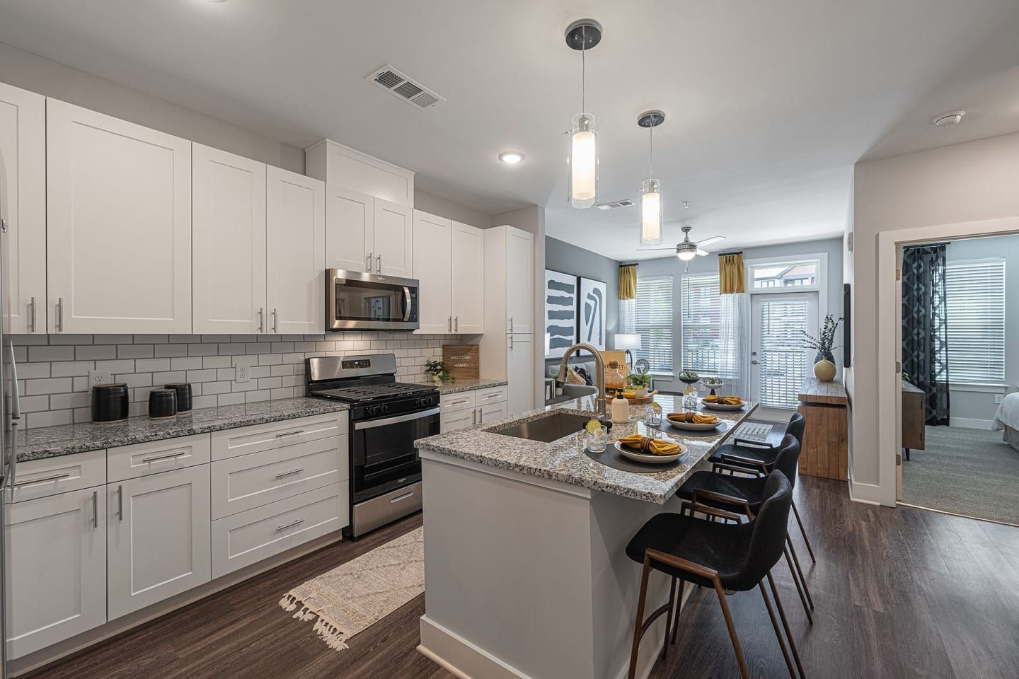 Kitchen at Populus Westside in Atlanta, GA.